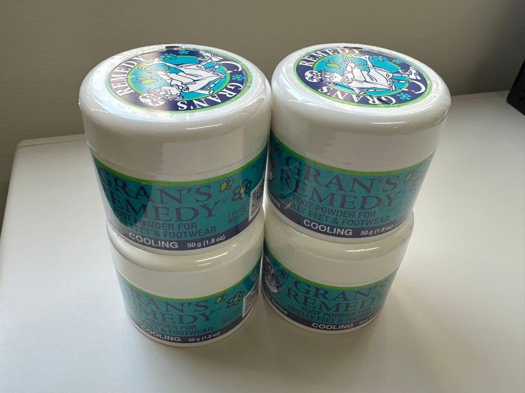 GRAN'S REMEDY グランズレメディ50g*4個 靴の消臭クールミント