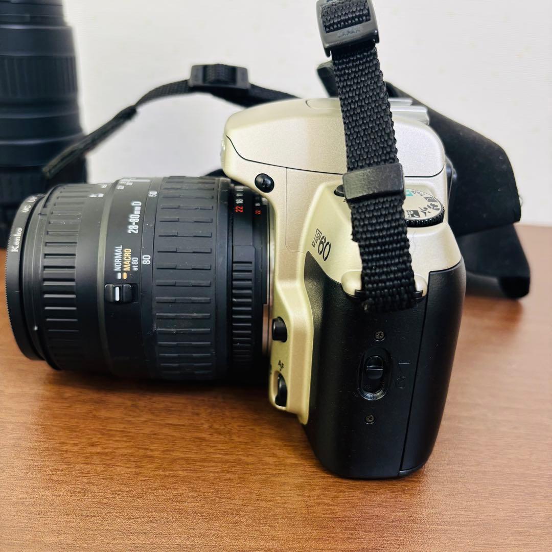 【美品】Nikon F60 フィルム一眼レフカメラ SIGMAレンズ2本セット