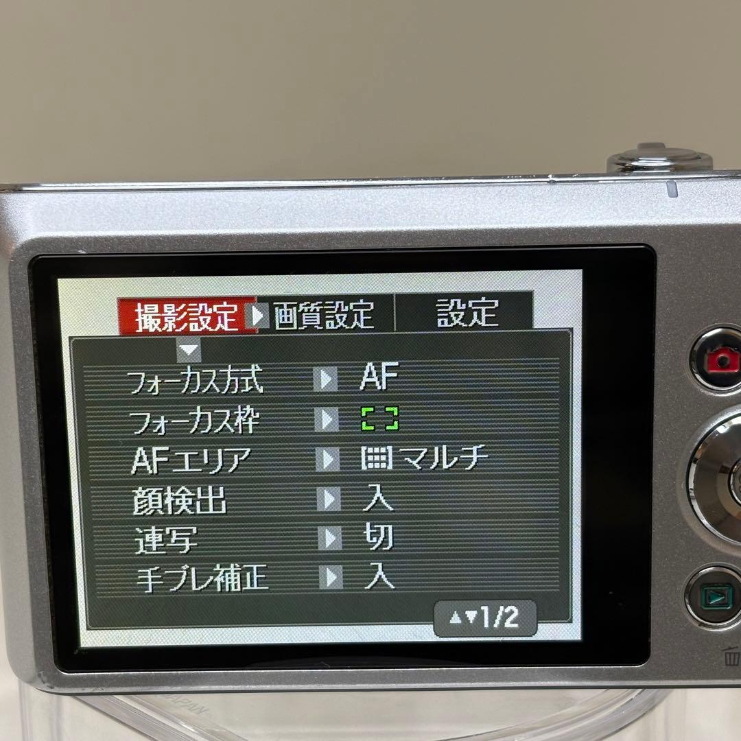 CASIO カメラ　エクシリム　EX-ZS210 シルバー コンデジ　動作品