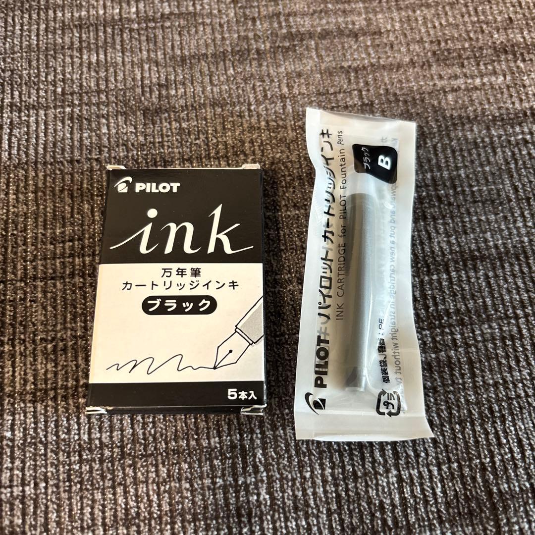 PILOT 万年筆 ブラック 専用ケース付き