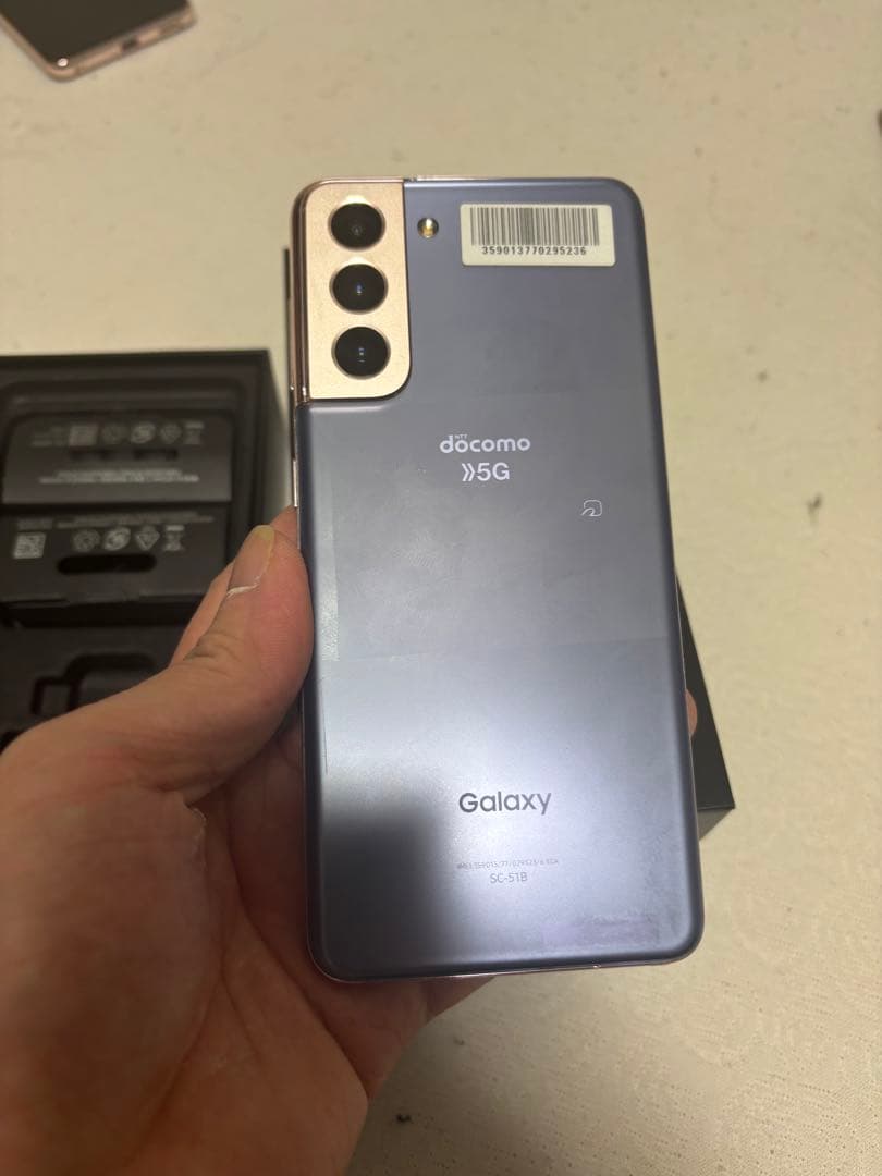 Samsung Galaxy S21 5G 本体 パープル sim フリー