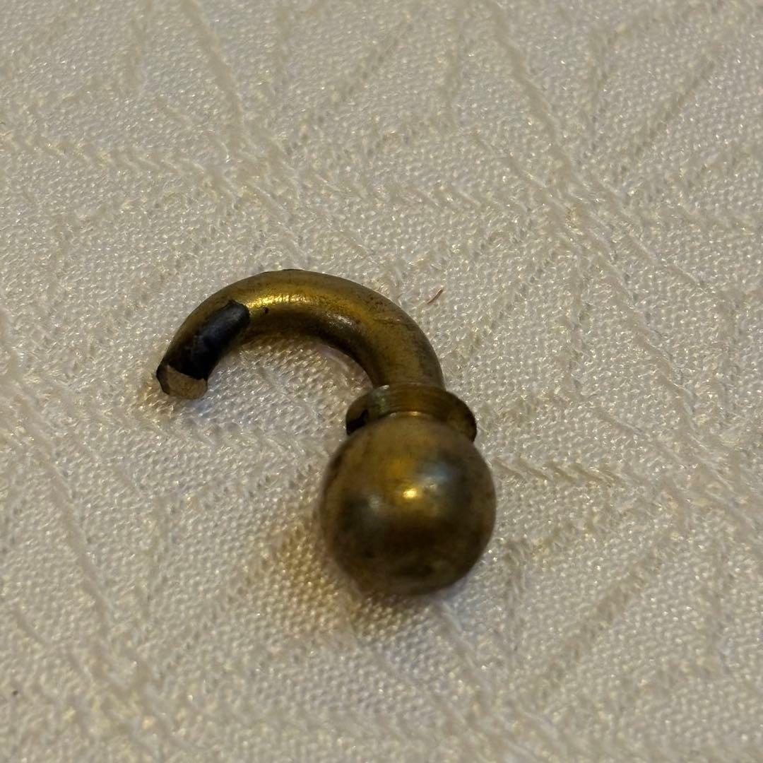 訳あり【希少・フランス製】口金金具　プチポアン 100年前