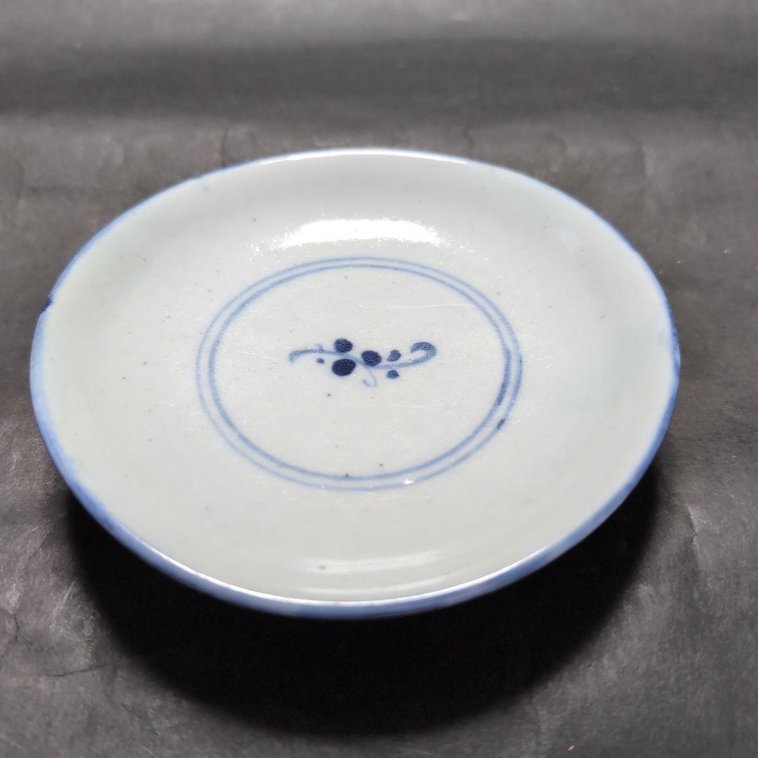 Spasibo　　李朝染付花文皿 　李朝染付皿　李朝白磁皿　李朝青花皿
