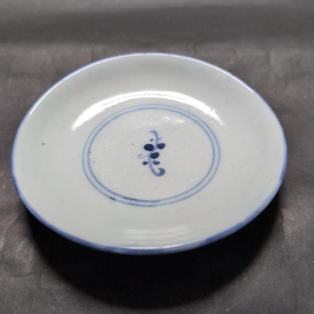 Spasibo　　李朝染付花文皿 　李朝染付皿　李朝白磁皿　李朝青花皿