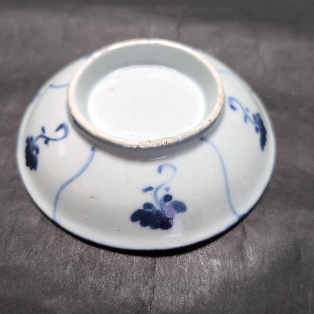 Spasibo　　李朝染付花文皿 　李朝染付皿　李朝白磁皿　李朝青花皿