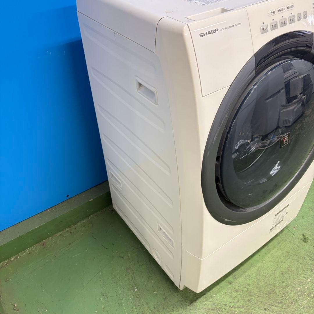 948　単身者向け住宅で使えます！ドラム式洗濯機　ヒーター乾燥　左開き　小型