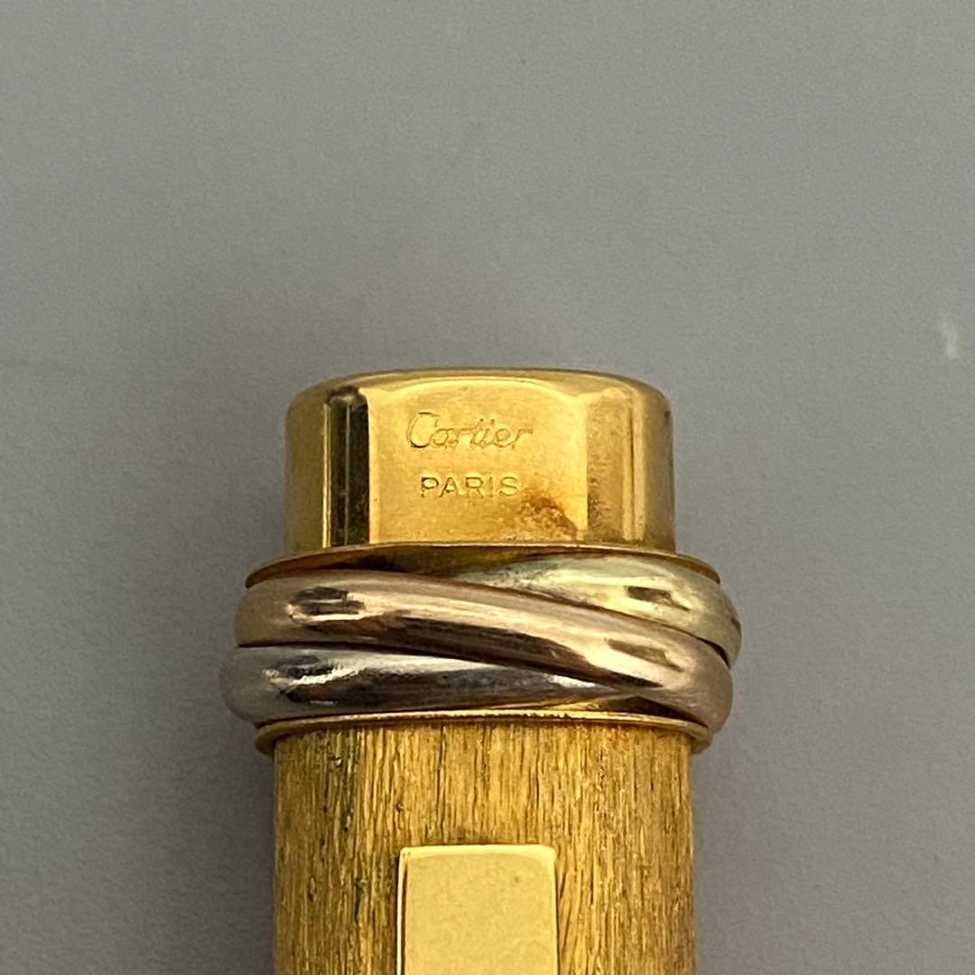 美品 Cartier カルティエ トリニティ ボールペン ケース付き 筆記未確認