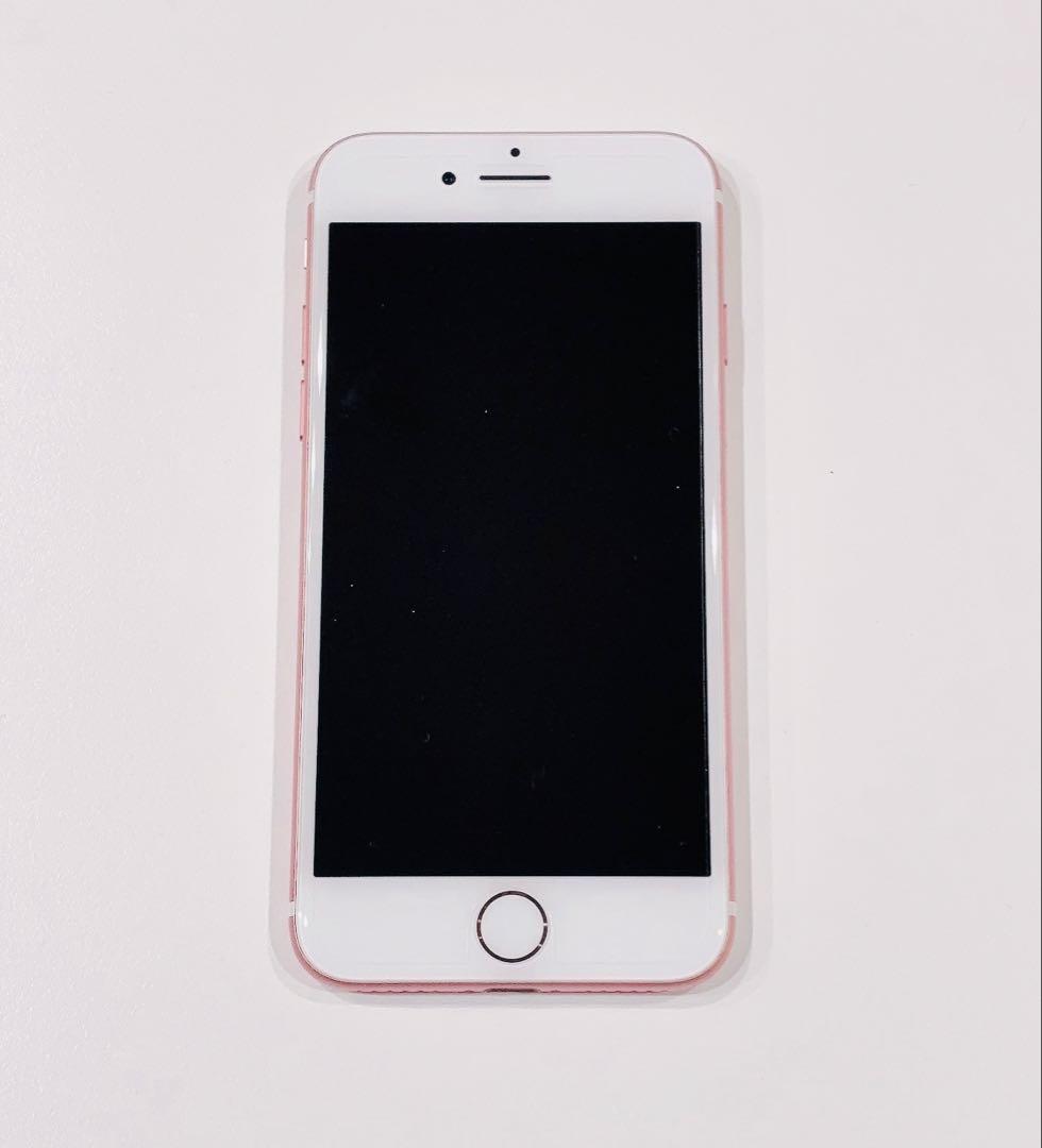 iPhone7 ローズゴールド 32GB バッテリー91% 美品 箱付属品あり