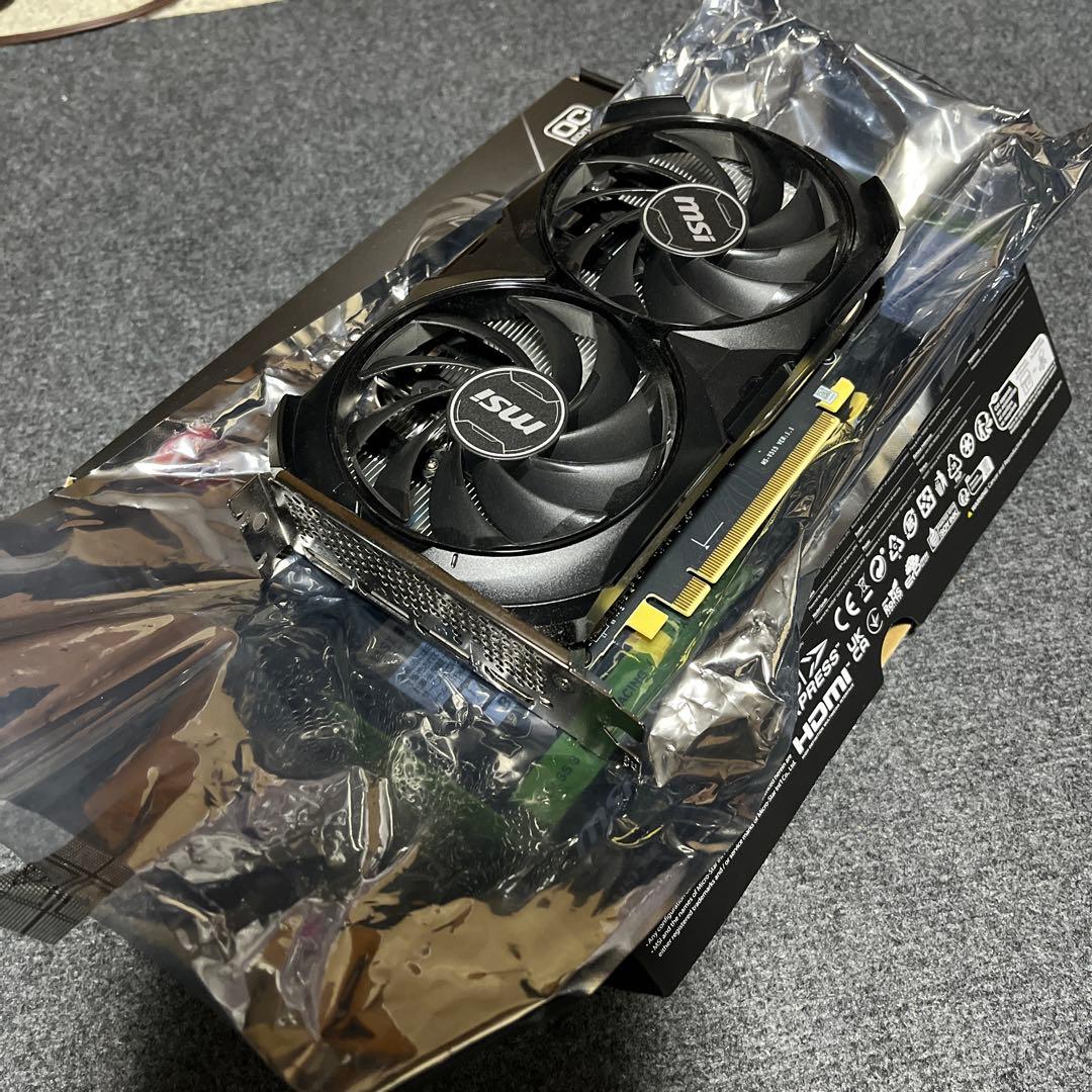 グラフィックボード・グラボ・ビデオカード MSI GeForce RTX 4060 Ti Ventus 2X Black