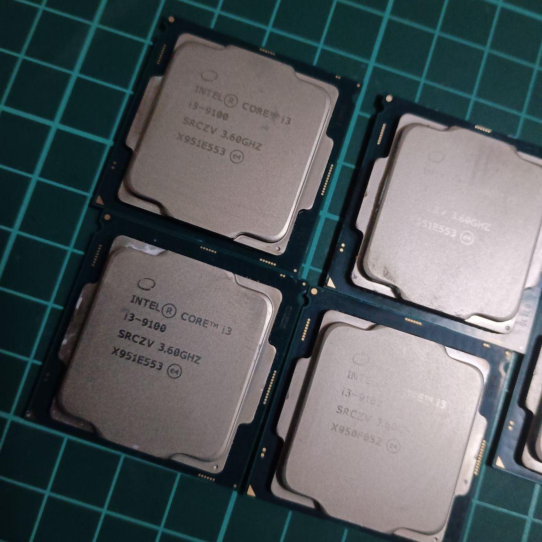 Intel Core i3-9100 CPU 3.60GHz 5枚セット