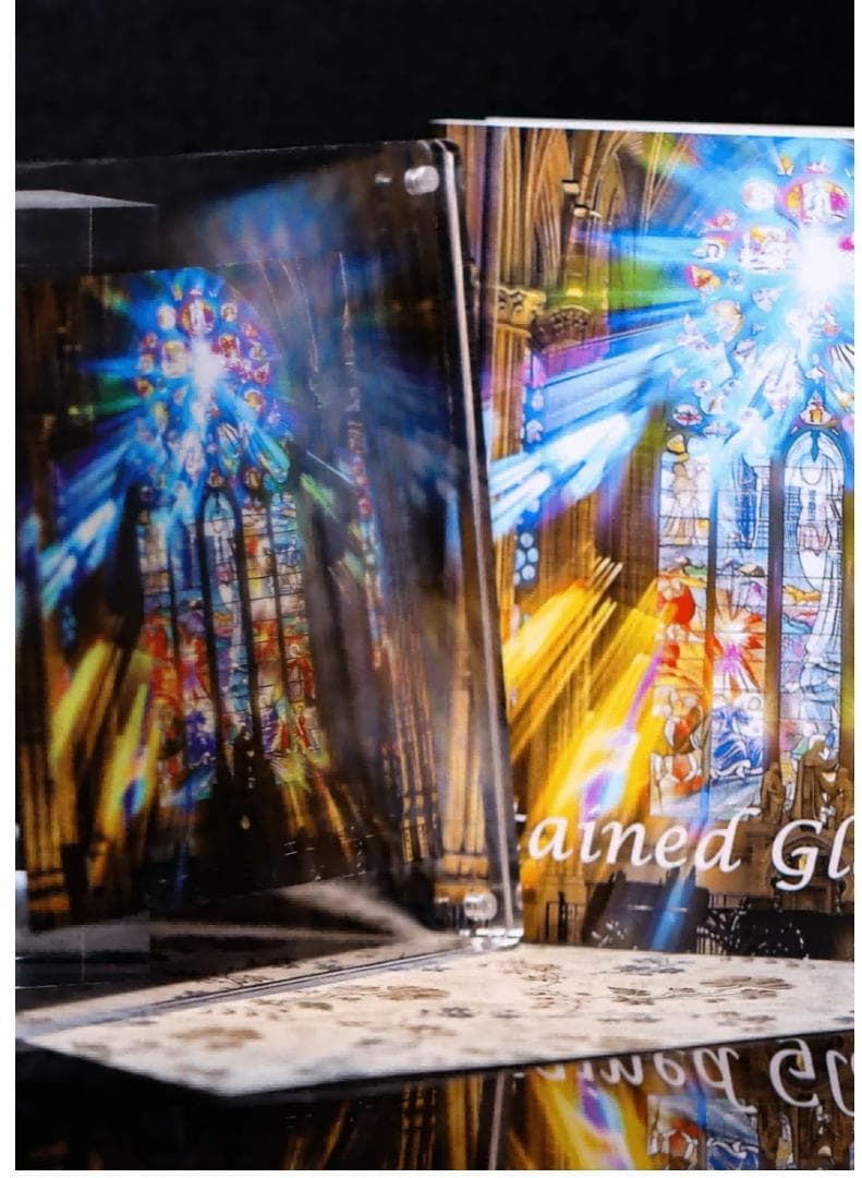 Stained Glass Art Divine Light カメルーン銀貨