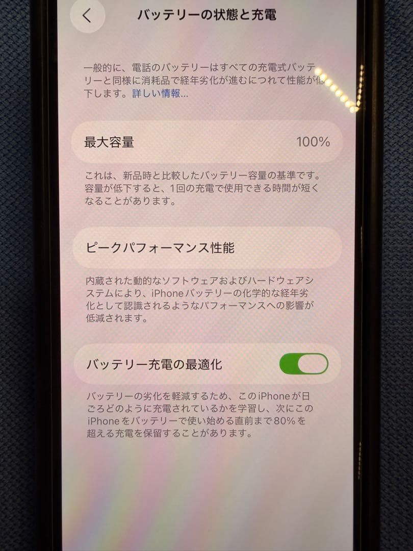 Apple iPhone 13 mini 256G青色 バッテリー100%