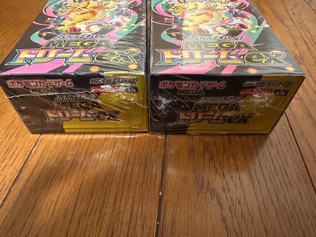 シュリンク付き ポケモンカードゲーム MEGAドリームex 2BOX 新品未開封