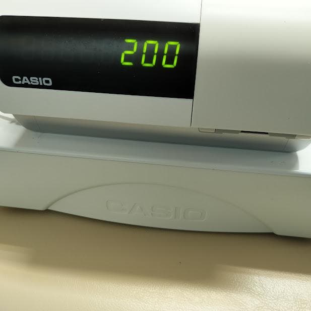 送料無料　カシオTE-400 電子レジスター 　初期化済み　レジロール6個つき