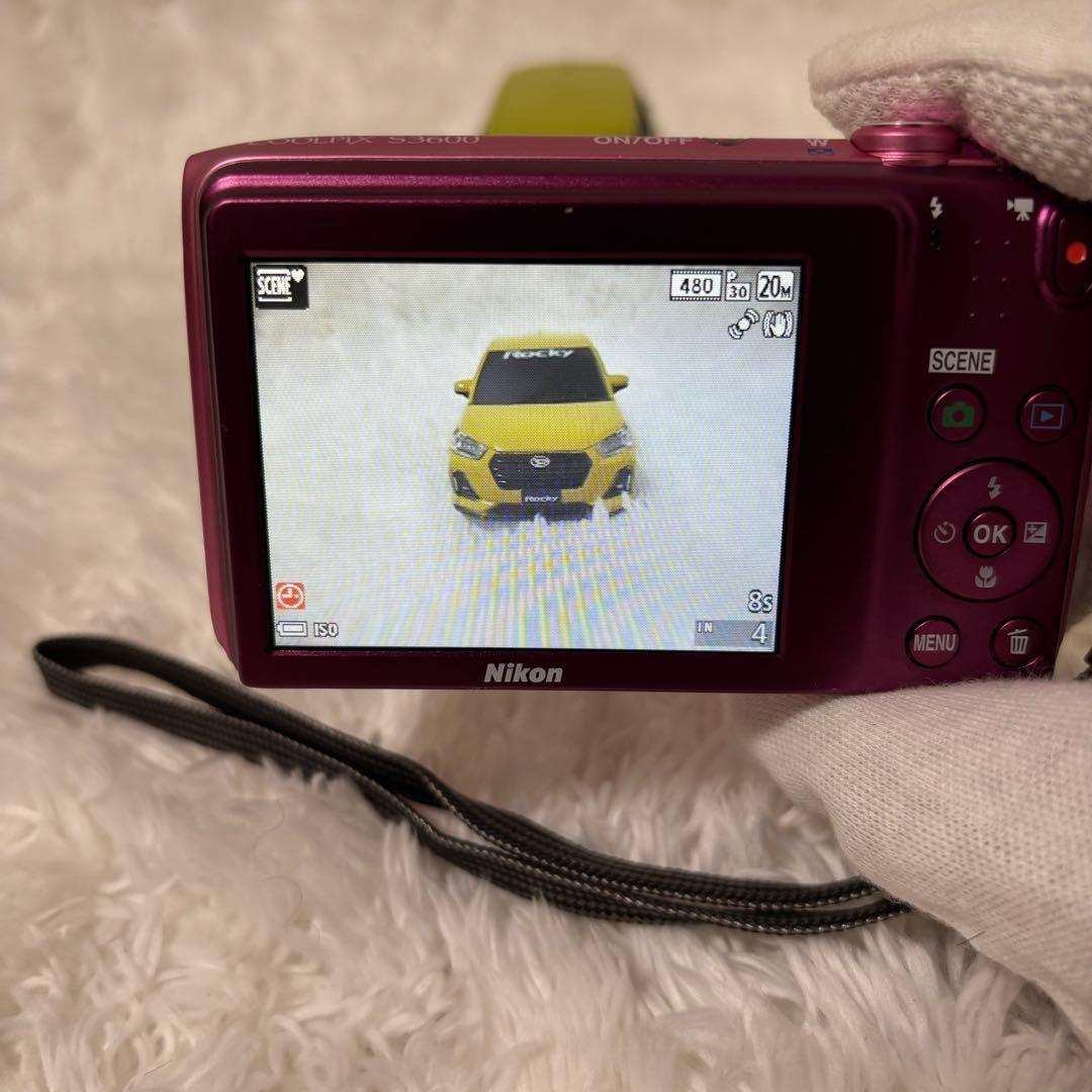 【美品】ニコン Nikon クールピクス COOLPIX S3600 ピンク