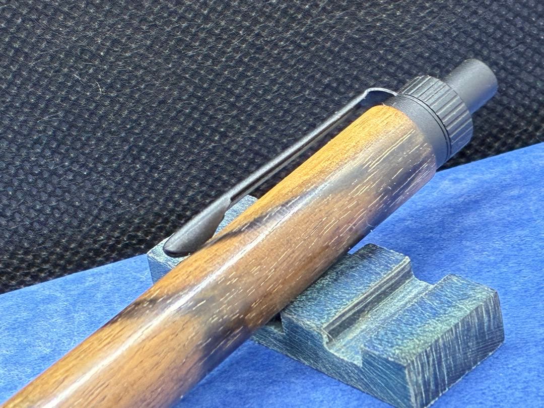 【早い者勝ち】黒柿　シャープペンシル0.5 木軸ペン　加藤金属　オイル無し