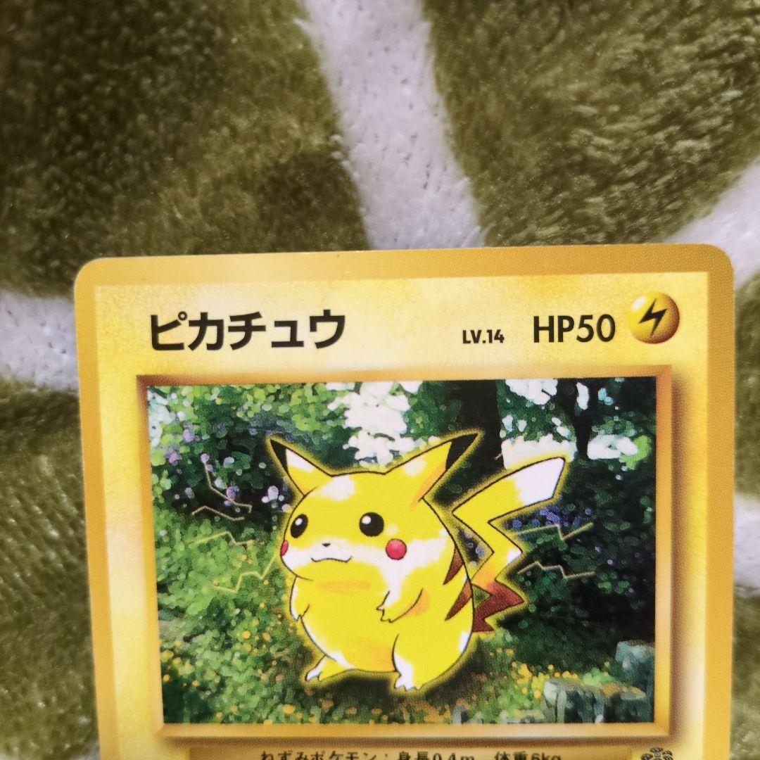 【三種】ポケモンカード　旧裏　ピカチュウ