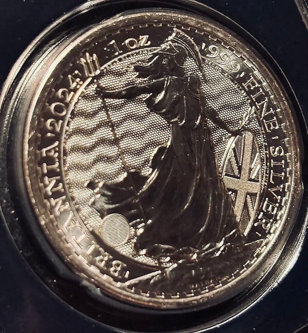 【初版 2024年】ブリタニア銀貨 1オンス FirstStrike PCGS