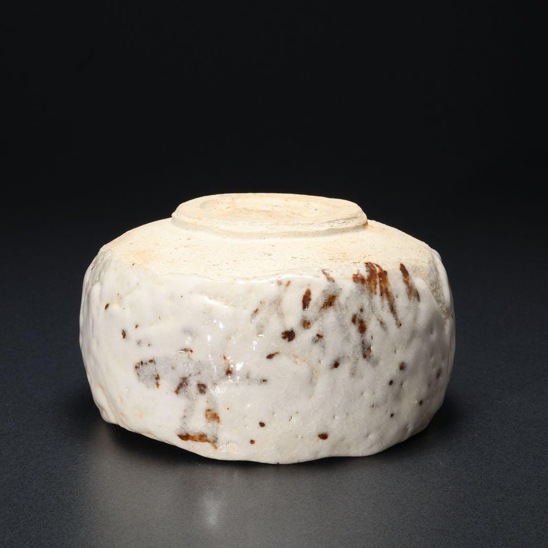【抹茶碗】　志野茶碗　矢野景川　共箱　R1700