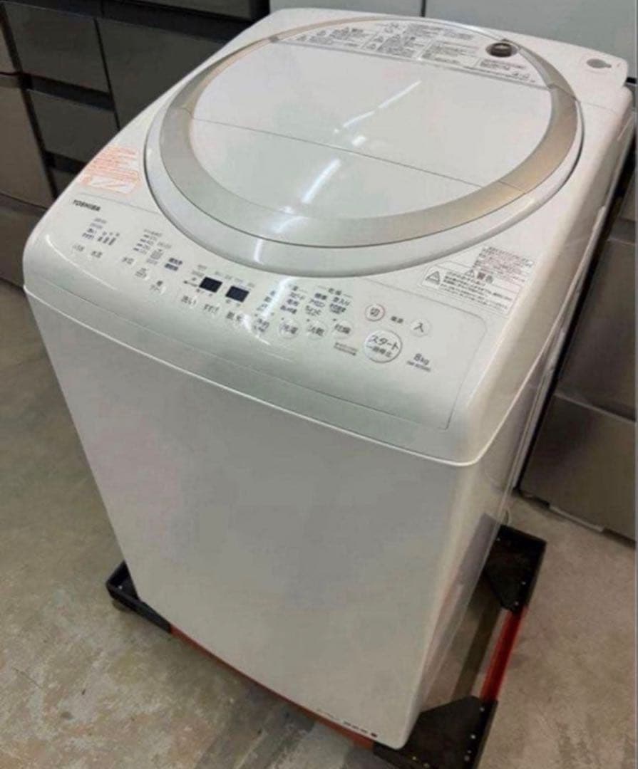 2017年式 8kg 4.5kg 東芝 洗濯乾燥機 AW-8V5