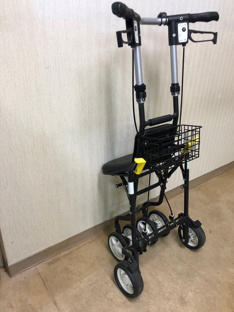 折りたたみ式シルバーカー 黒