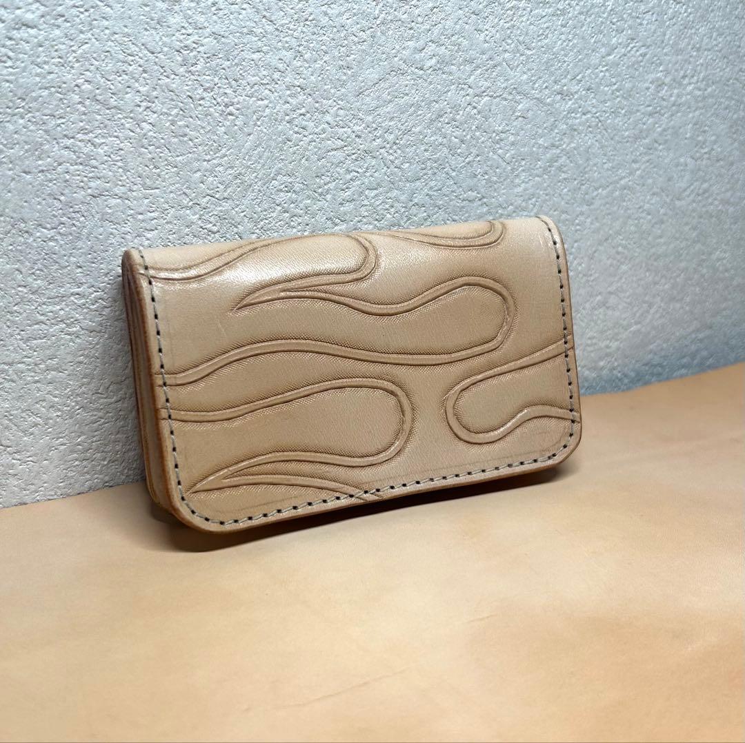 ヌメ革 トラッカーウォレット　ショートトラッカーウォレット コンパクト財布