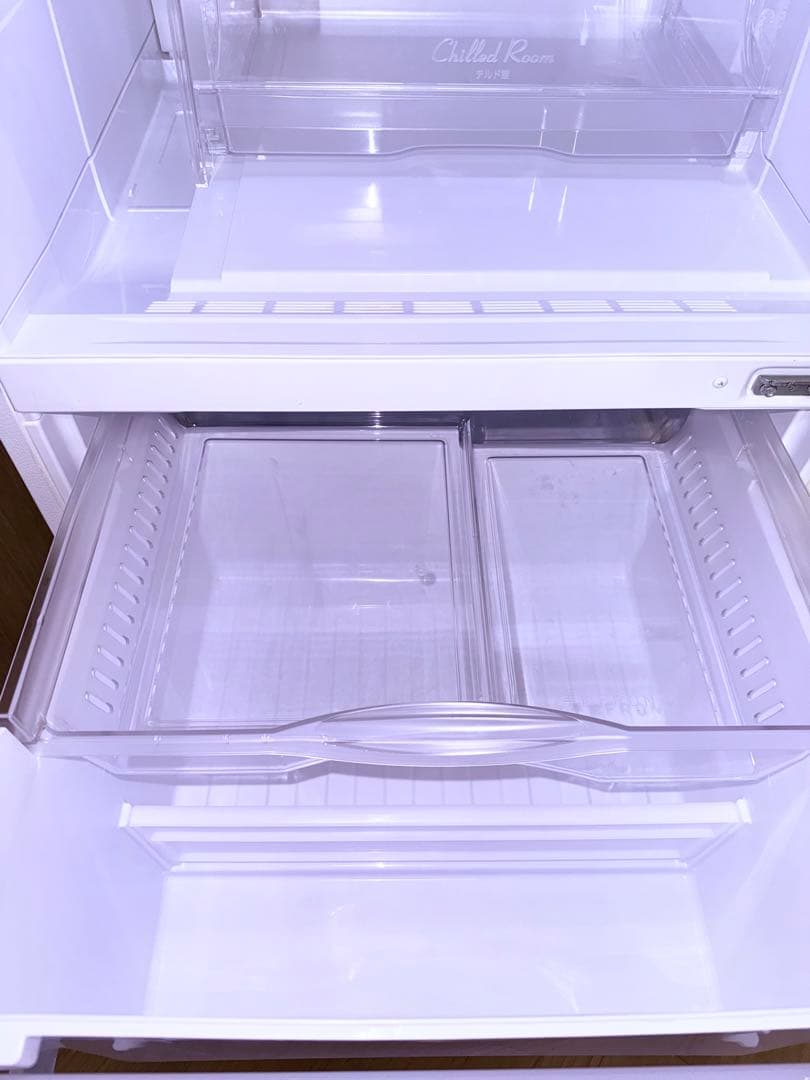 Panasonic スリム冷凍冷蔵庫 NR-C343CL-W（ホワイト）　左開き