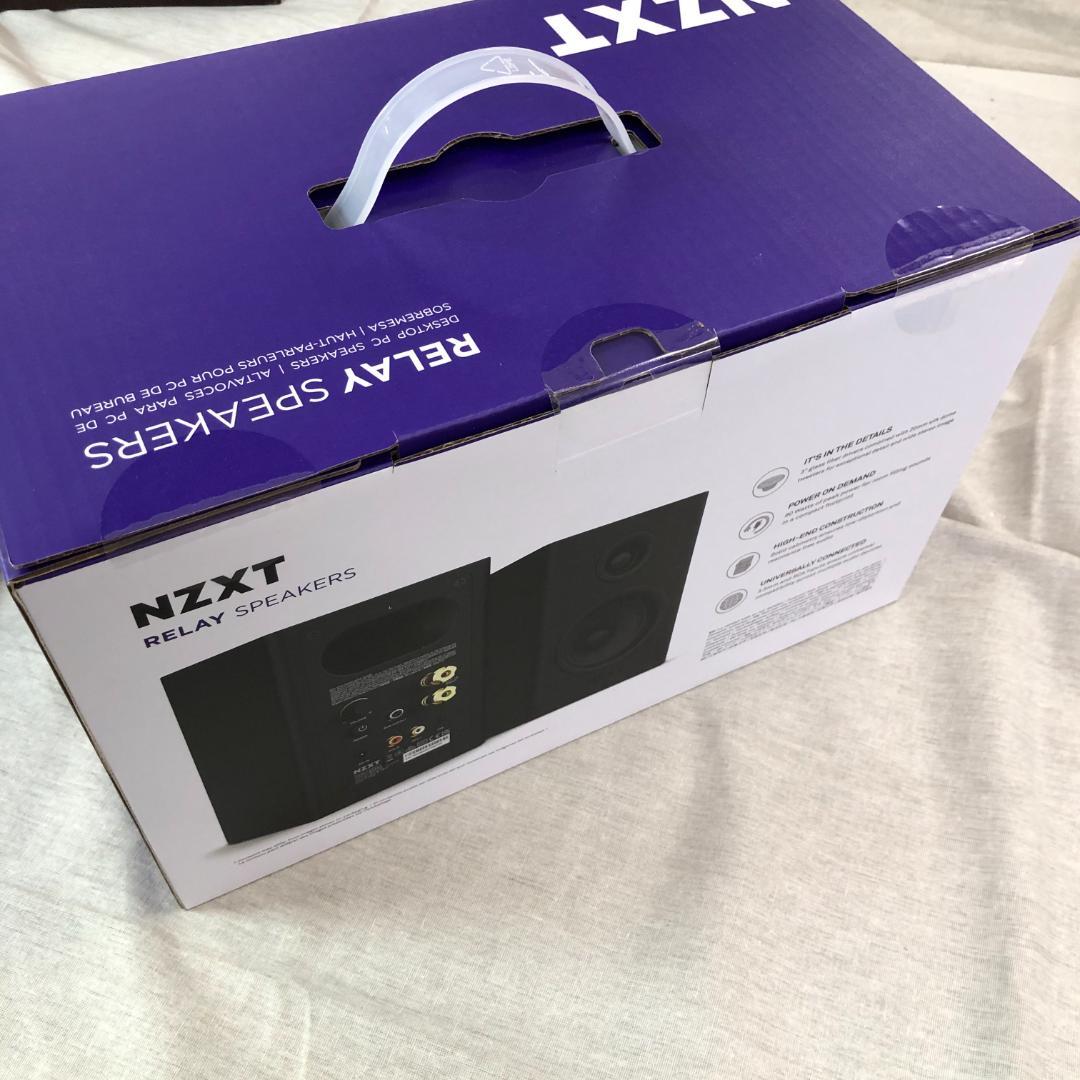 な*お様 未開封　NZXT Relay Speakers Black デスクトッ
