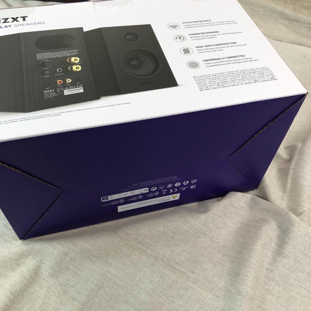な*お様 未開封　NZXT Relay Speakers Black デスクトッ