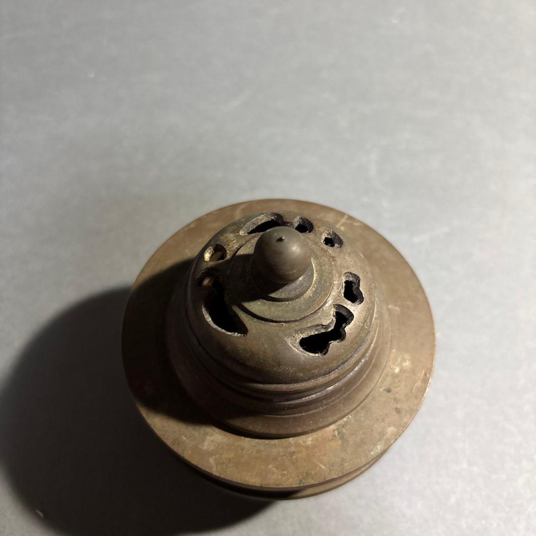 密教　銅製　火舎香炉
