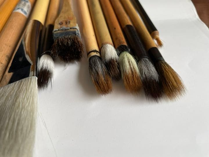 墨絵　絵筆