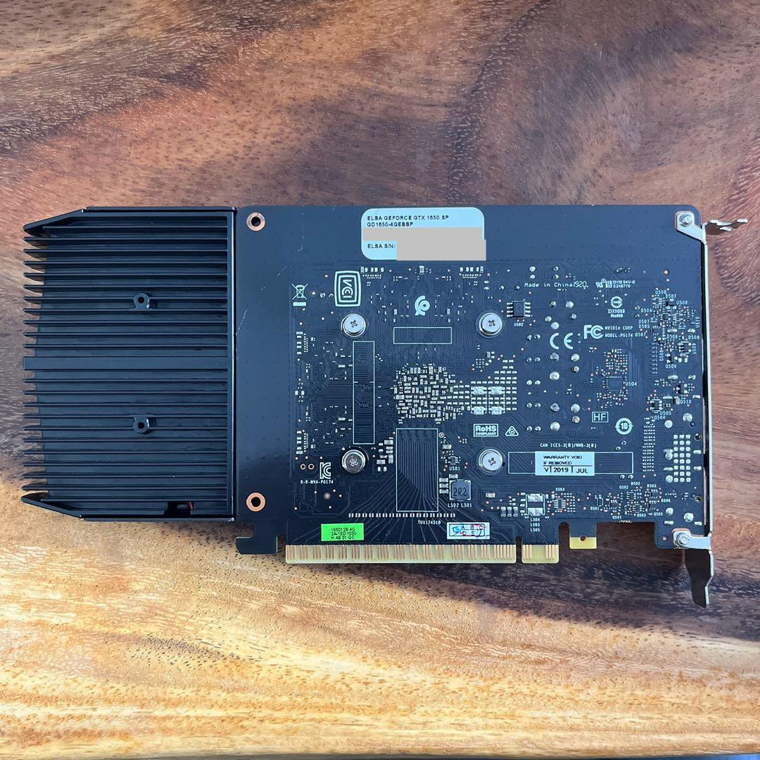 ELSA GEFORCE GTX 1650 SP グラフィックボード