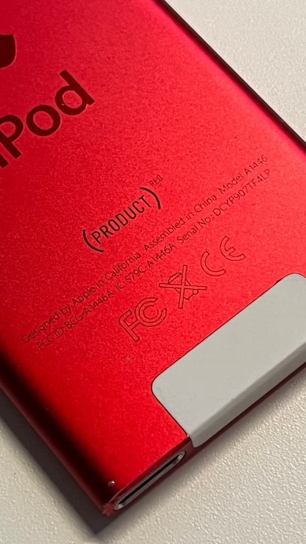 美品Apple iPodnano16G 7世代 PRODUCTRED A1446
