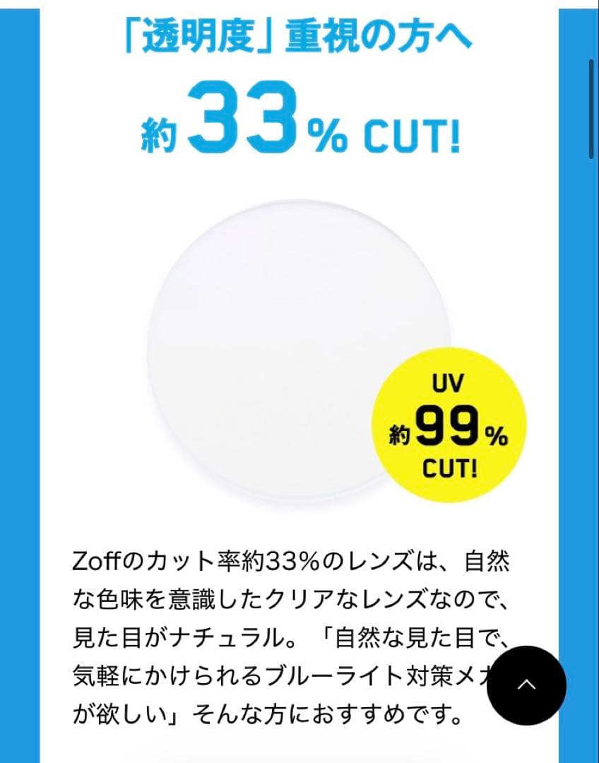 zoff メガネ　ウェリントン グレージュ　薄型非球面　ブルーライトカット　眼鏡