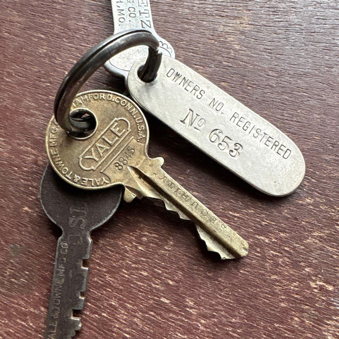 US JUNK KEY-CHAIN ／ANTIQUE ／1920’s