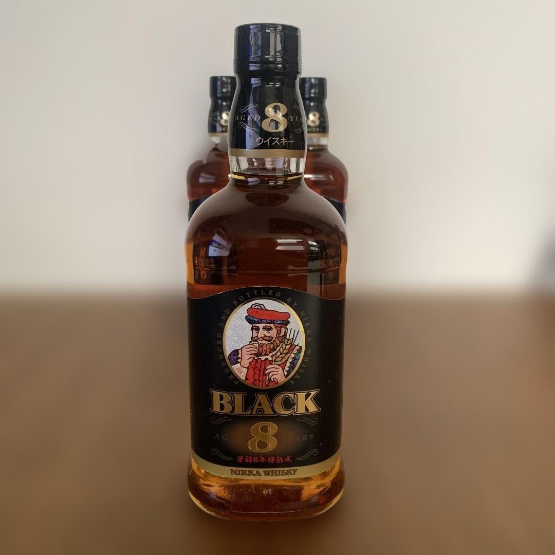 Nikka Black 8 年ウイスキー 3本セット