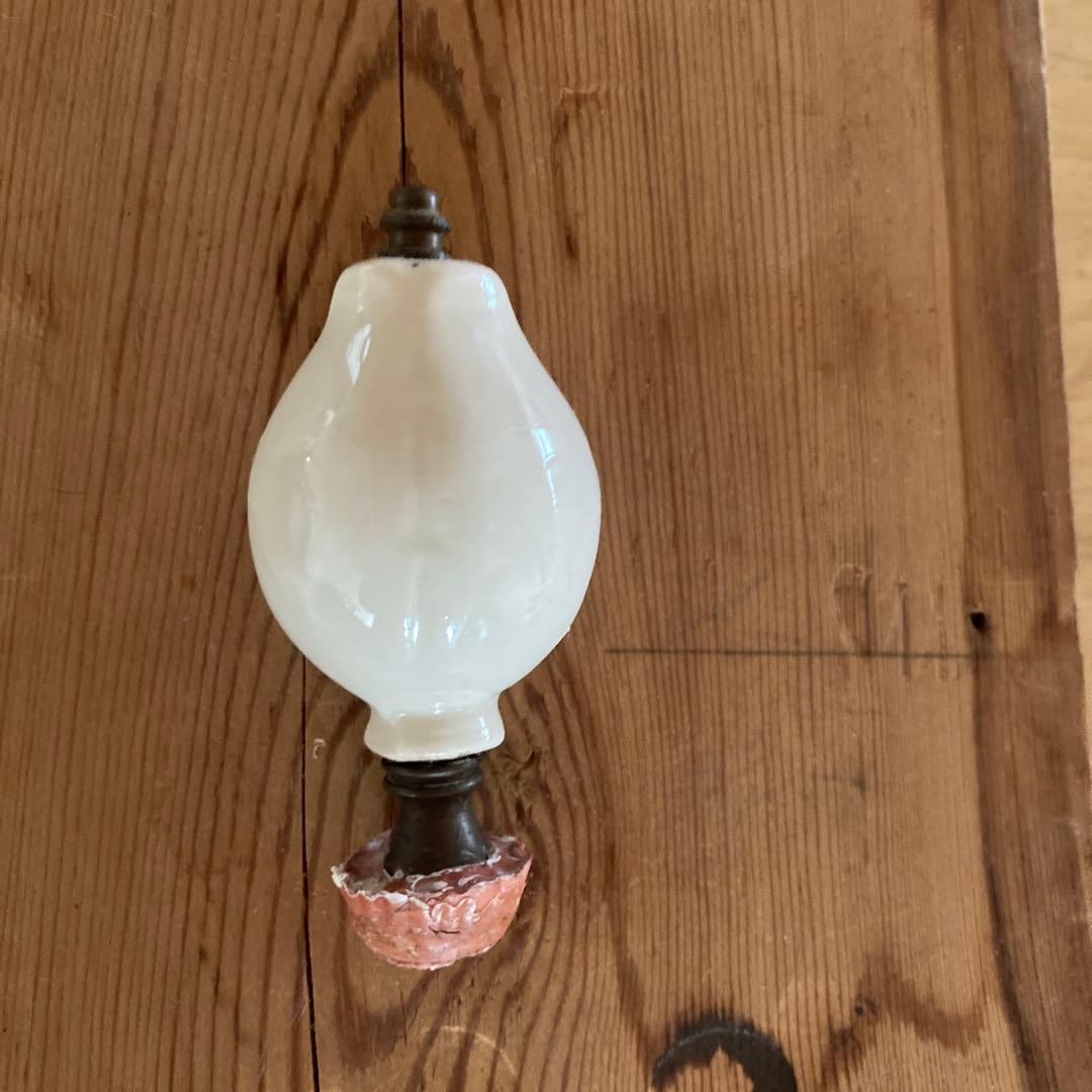 1930’s フランス陶器ノブとって　アンティークビンテージ　ブロカント