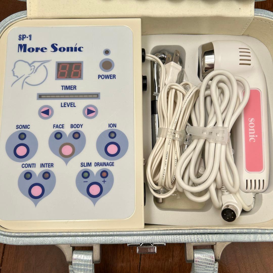 SP-1 More Sonic美容器具　ミラー付き 水色