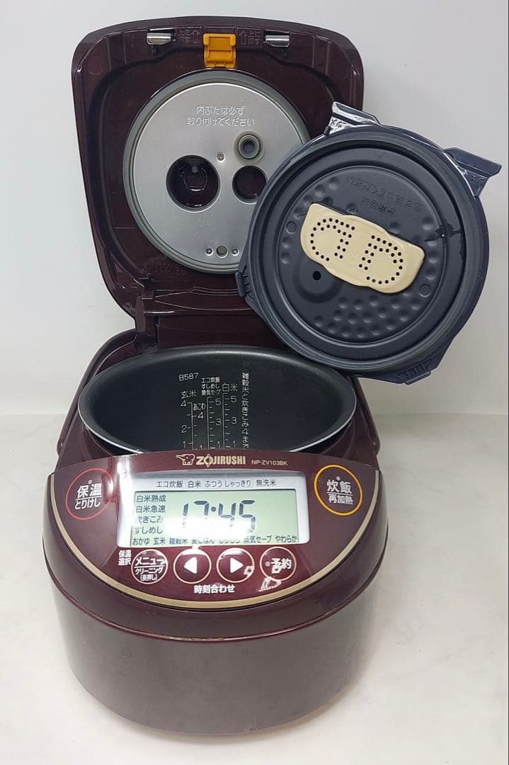 象印 圧力IH炊飯ジャー 5.5合炊き NP-ZV103BK 2021年製