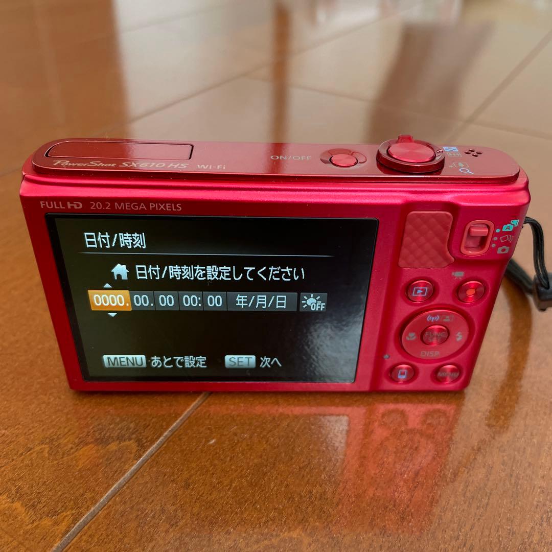 Canon SX610 HS 赤 20.2メガピクセル