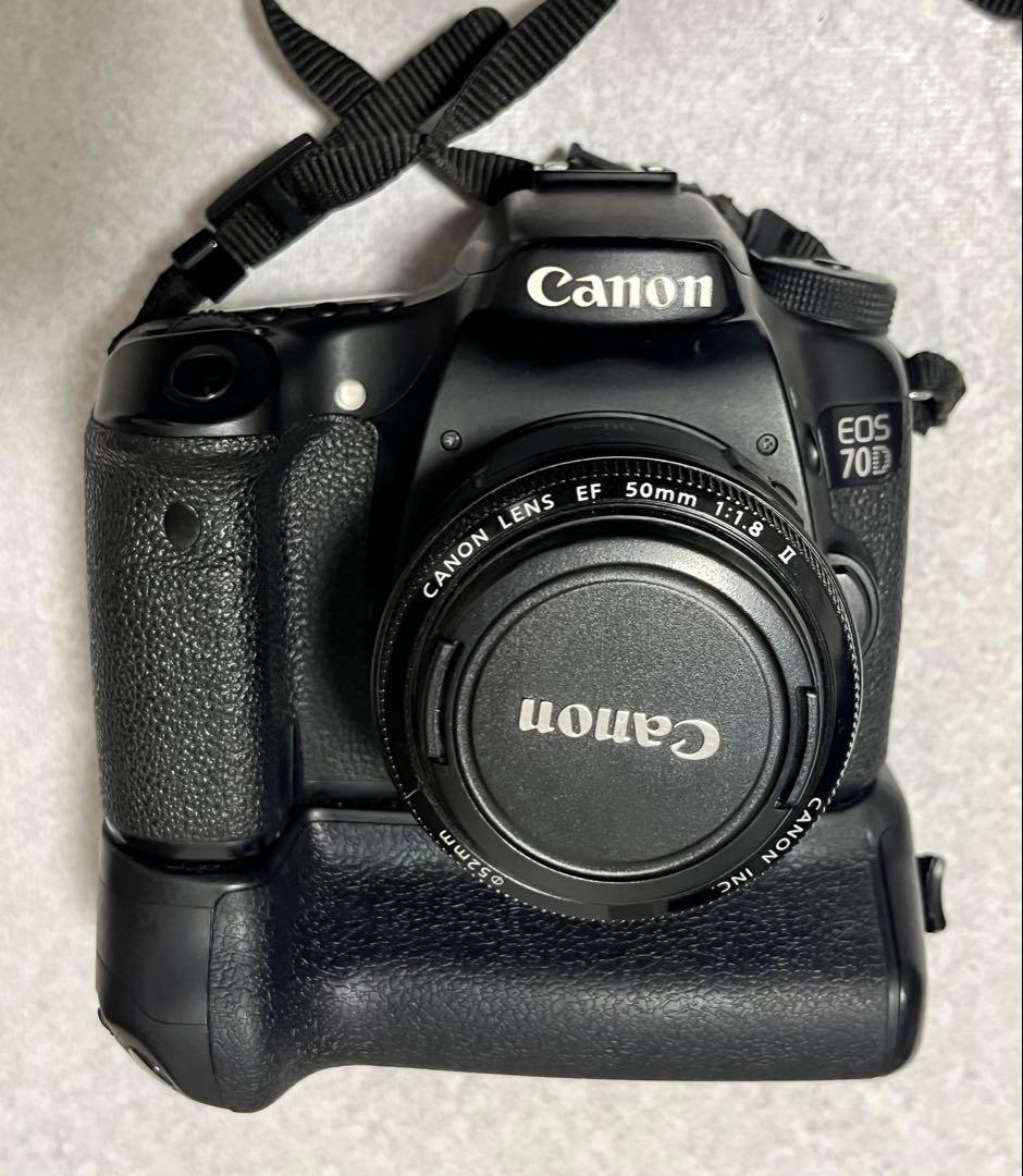 Canon EOS 70D バッテリーグリップ BG-E14 バッテリー3個付き