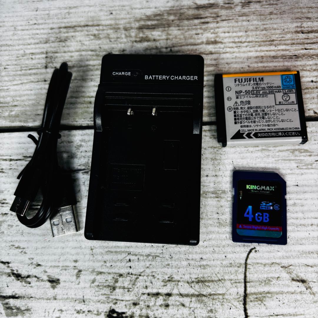 【動作良好】富士フイルム デジタルカメラFINEPIX F60fd ゴールド