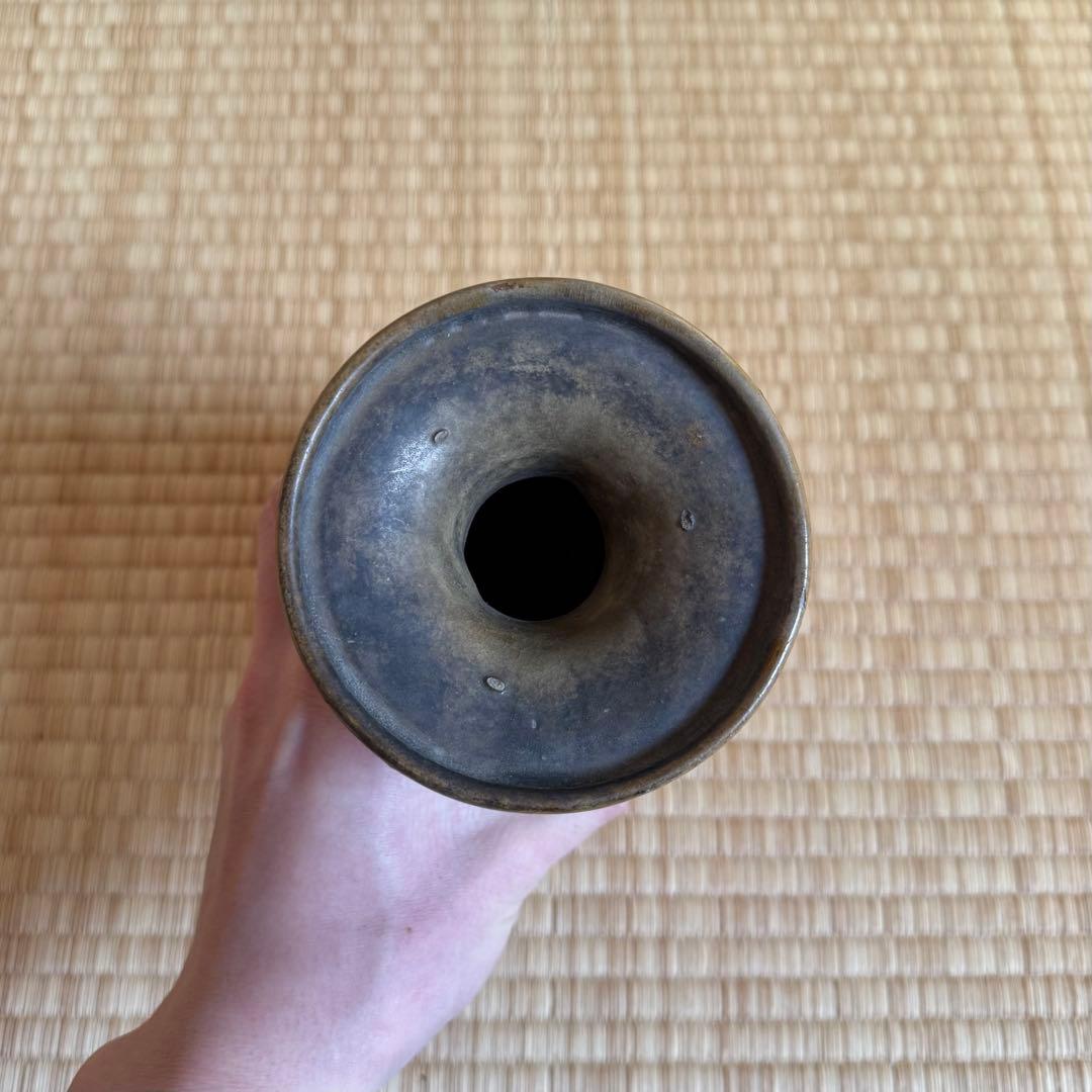 古唐津 九州民窯 仏花器 花器 江戸時代 初期伊万里 古薩摩 古美術 骨董 民藝
