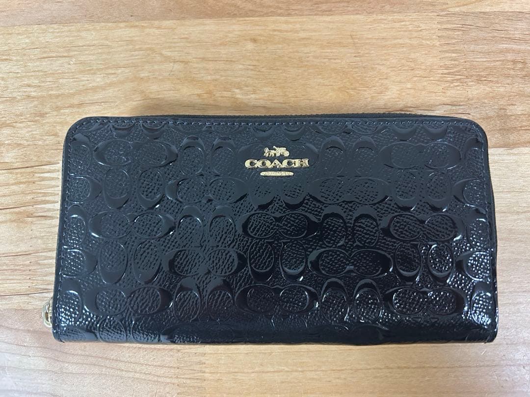 coach 長財布 ブラック