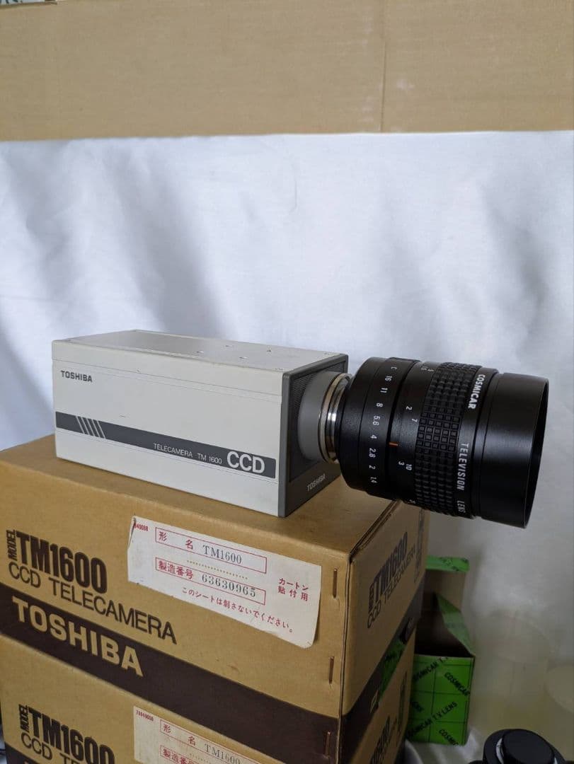 TOSHIBA TM1600 CCD 防犯用テレカメラ 3台セット
