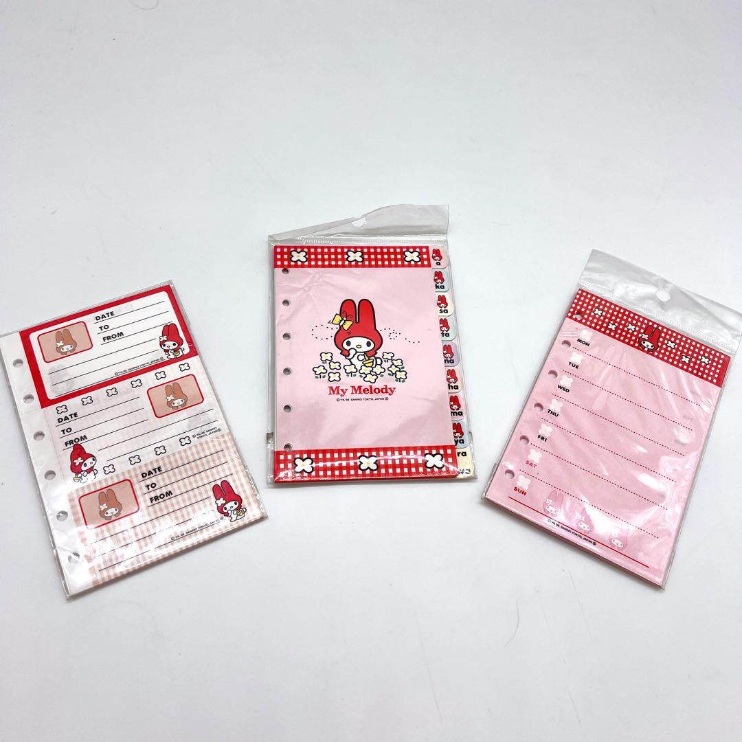 《未使用品✨》サンリオ マイメロディー リフィール 手帳 赤ずきん レトロ