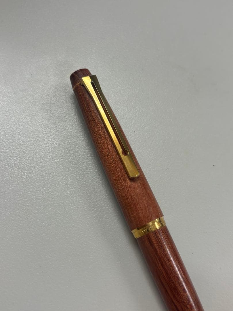 【美品】PILOT CUSTOM GRANDEE 木軸 万年筆 14K 刻印あり