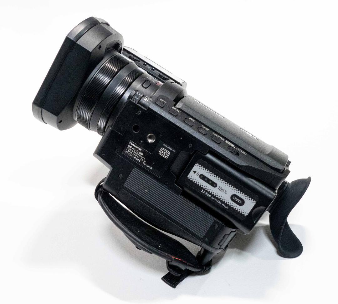 Panasonic HC-X2000 4K ビデオカメラ 本体+付属品