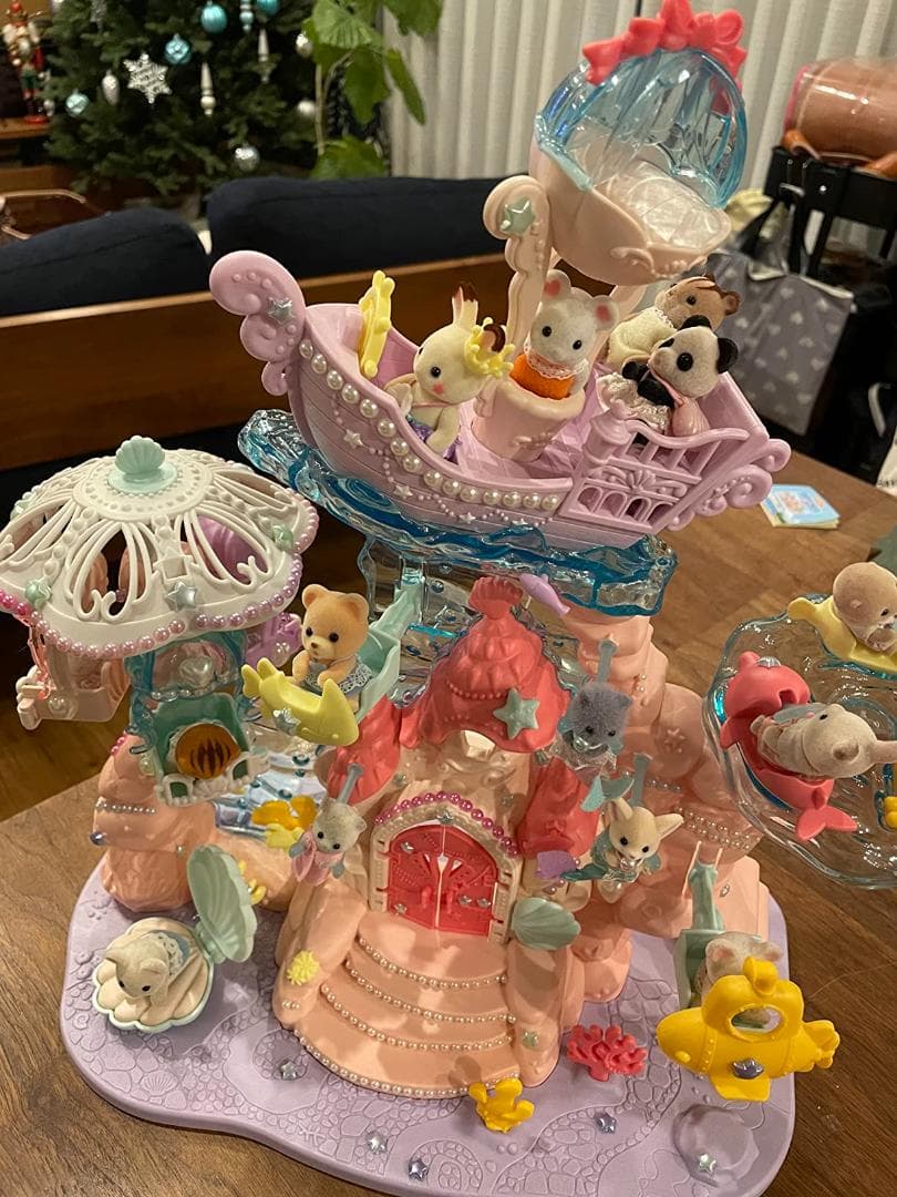 シルバニアファミリー ゆうえんち 【 お空のゆめいろフェアリーキャッスル 】☆彡