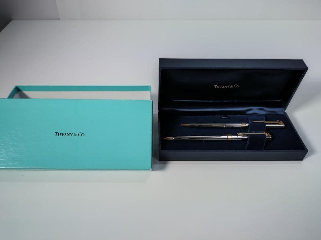 TIFFANY&Co./ティファニー Tクリップ ボールペン・シャーペン　美品